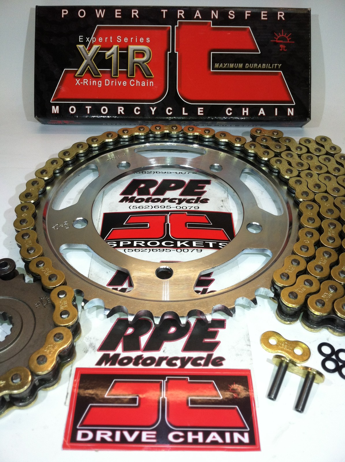 YAMAHA FZ6R '09/17 FZ6R JT XRing GOLD CHAIN AND SPROCKETS KIT *OEM