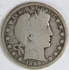 1896 O Barber Half Dollar