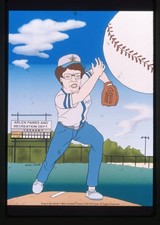 King of the Hill Animation Original 35mm Transparency Peggy Hill Softball Game