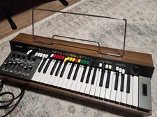 Yamaha SY-1 Vintage Synthesizer With Original Case And Sheet Music Stand Clean