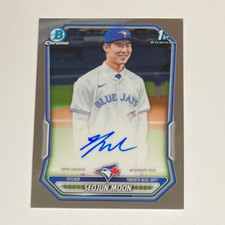 2026 BOWMAN CHROME SEOJUN MOON 1ST ROOKIE AUTO SP TORONTO BLUE JAYS AUTOGRAPH