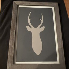 Unique Deer/Stag Antler Picture For Home Decor Rustic KIDS ROOM LIVING ROOM