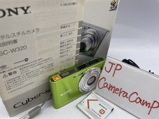 Excellent SONY Cyber Shot DSC-W320 green Digital Camera Japanese only B568
