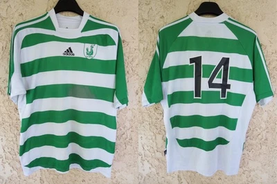 Maillot F.C SETE 2006 2007 porté n°14 ADIDAS vintage Sète football shirt M - Photo 1/4