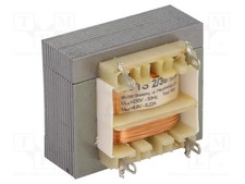 8,8V Schrauben Transformator: Netz 230VAC 0,22A IP00 2VA
