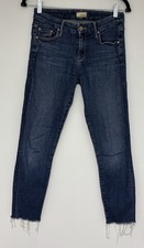 Mother The Looker Ankle Fray In Girl Crush Women  s Denim Jeans Size 25