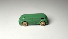 1930s-1940s Vintage Barclay Slush Cast Gasoline Tank Truck Green Made In USA