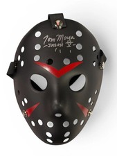 Tom Morga Autographed Friday the 13th Black Hockey Mask