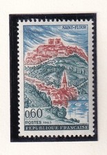 🦬Timbre France N°1392 - Luxe ** - Saint Flour -  MNH** - 1963🦬