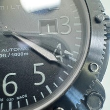 Hamilton Khaki Navy Below Zero H785850 Automatic Black Date Display 1000M 9