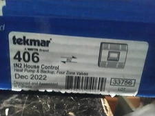 Tekmar 401 tN2 House Control (Boiler, DHQ & Setpoint, Four Zone Pumps)