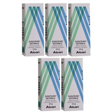 5X Alcon Duratears Unguento Naturale 3,5g - Lubrificante Occhi Senza Conservanti