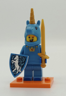 LEGO  71021 Minifigur Einhorn-Mann col18-17 (col328) mit Anleitung, wie NEU