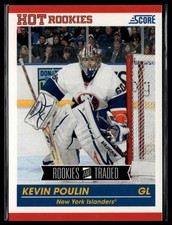 2010-11 Score #614 Kevin Poulin RC New York Islanders