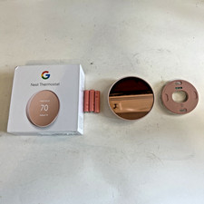 Google Nest Smart Thermostat, Sand - GA02082-...