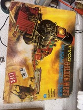 VINTAGE 7319 TYCO GOLDEN WEST TRAIN SET USED IN SET BOX HO GAUGE Operating Light