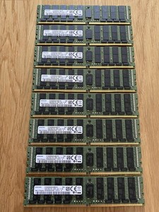 8 Samsung 64GB DDR4 ECC LRDIMM RAM-modules. M386ABK40CM2-CTD7Y