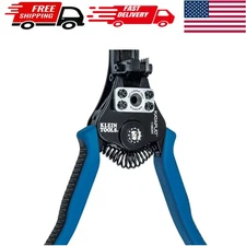 Klein 8-22 AWG Wire Stripper and Cutter with Ergonomic Grip - Precision Tool