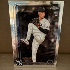 Topps 2025 Topps Chrome Will Warren #81 RC New York Yankees MLB Baseball