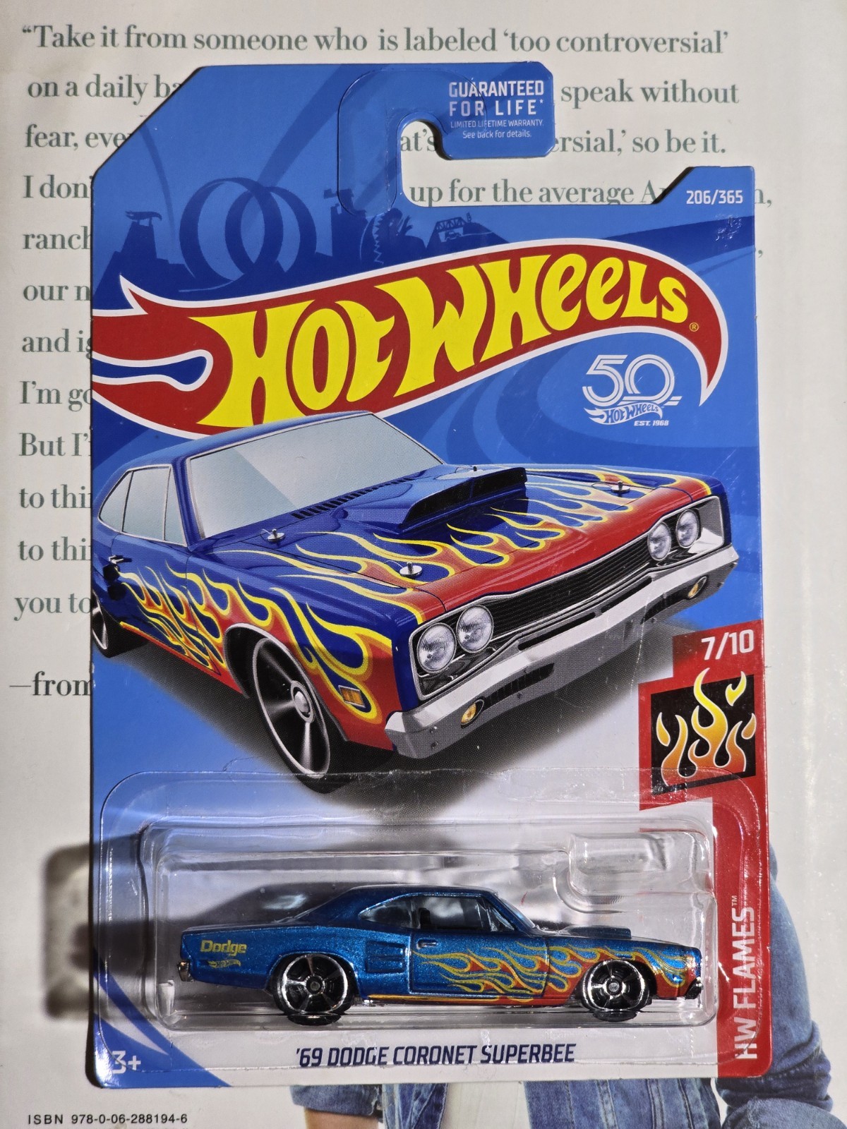 Hot Wheels HW Flames ‘69 Dodge Coronet Superbee 206/365