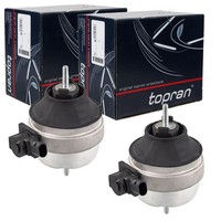 2X Topran Motorlager Beidseitig Passend FÜR Audi A4 A6 Skoda Superb VW Passat
