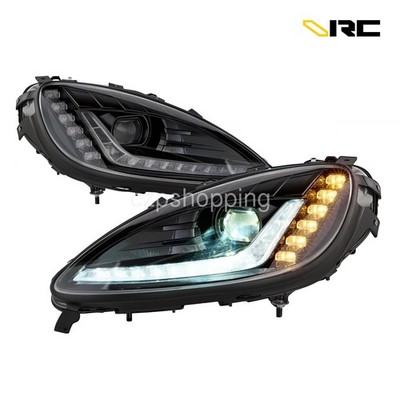 For 2005-2013 Chevy Corvette C6 LED Sequential Projector Headlight LH & RH Side