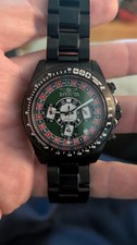 Invicta Men's Speedway Roulette Casino 39.5mm TRIPLE BLACK Chronograph Watch