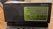 SONY ICF-SW100E World Band radio Receiver  FM/LW/MW/SW SSB made in Japan "Good*