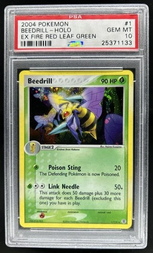 2004 Pokemon EX FireRed & LeafGreen Beedrill Holo #1/112 PSA 10 GEM MINT