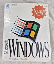 Vintage Microsoft Windows Operating System Version 3.1 3.5" Floppy New Sealed