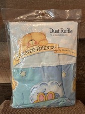 VTG Forever Friends Bear  Bunny Dust Ruffle Andrew Brownsword Deborah Jones