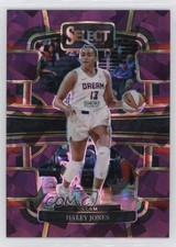 2024 Panini Select WNBA Concourse Purple Ice Prizm 59/149 Haley Jones #55 0ly5
