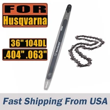 36" .404 .063" 104DL Guide Bar & Chain Compatible With Holzfform 3120XP Chainsaw