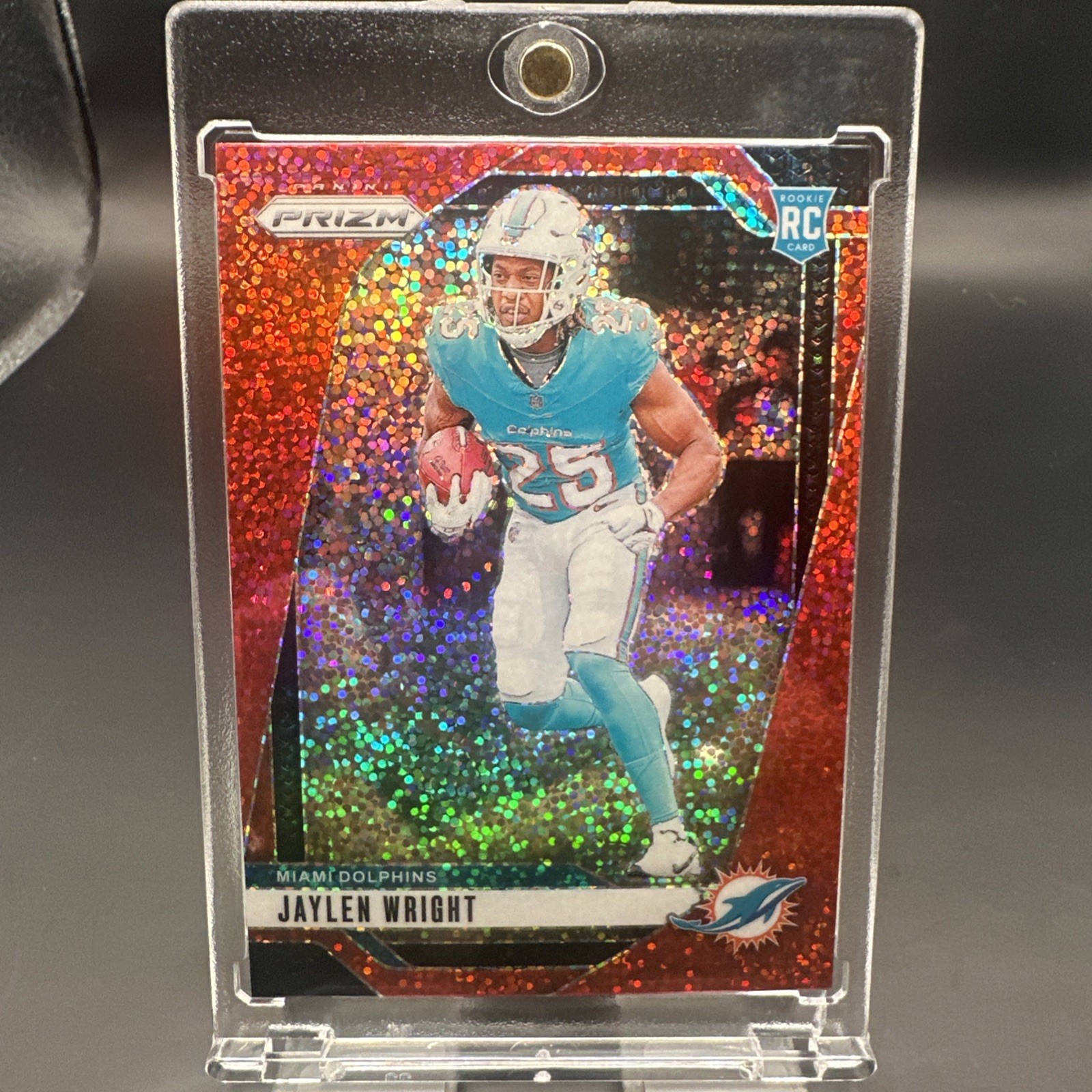 2024 Panini Prizm Jaylen Wright RC Red Sparkle Rookie #348 SSP