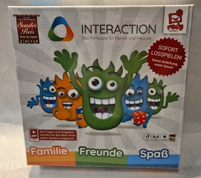 Interaction Rudy Games Brettspiel mit App + Malstift Partyspiel Familie Freunde