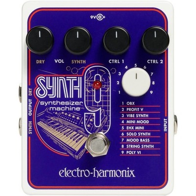 Electro-Harmonix SYNTH9 Synthesizer Machine Pedal w/ EHX Power Supply!