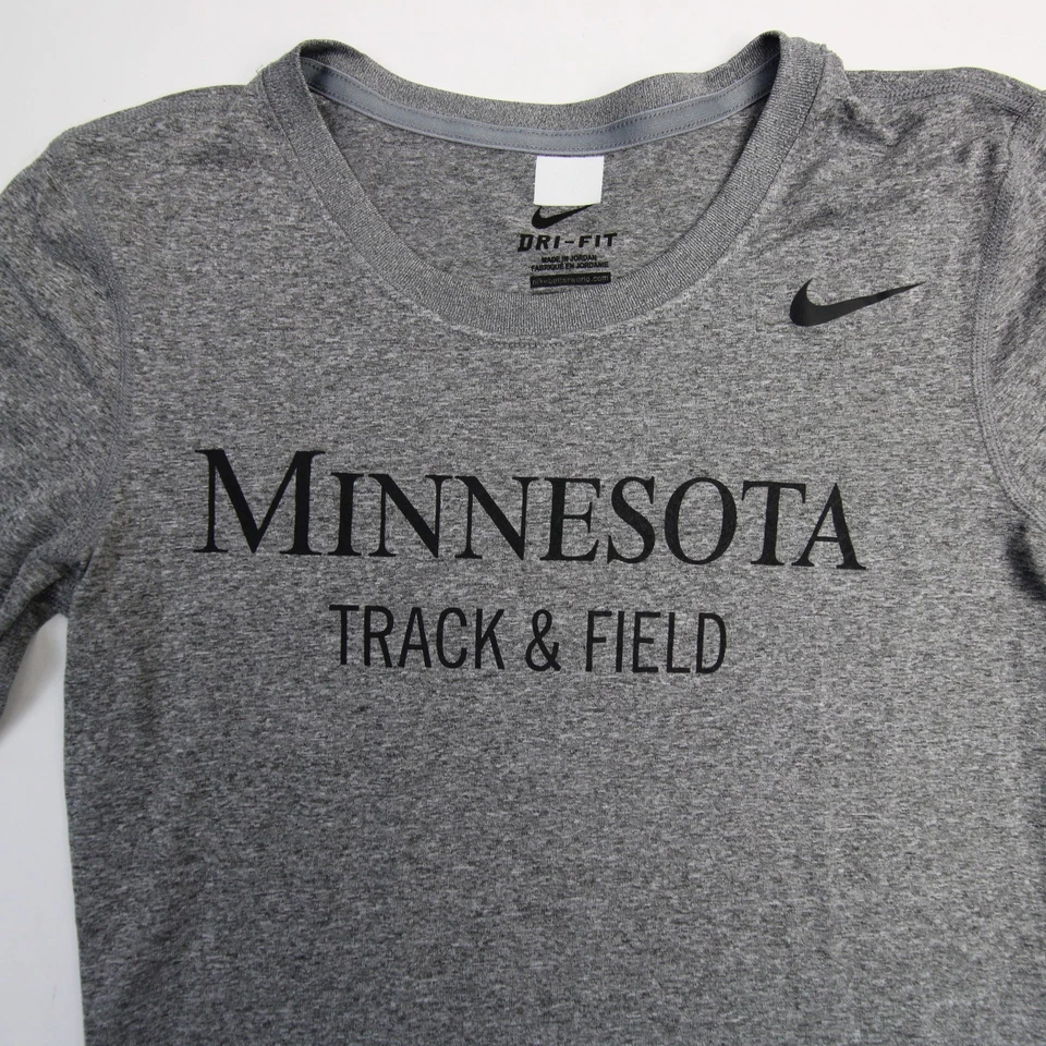 Minnesota Golden Gophers Nike Dri-Fit Long Sleeve Shirt Women's Gray Used - Image 4 of 4