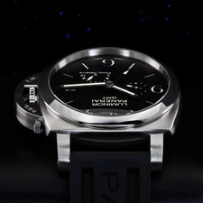 Panerai Luminor 1950 3 Days GMT Power Reserve 44mm Black Dial PAM00321 Complete 12