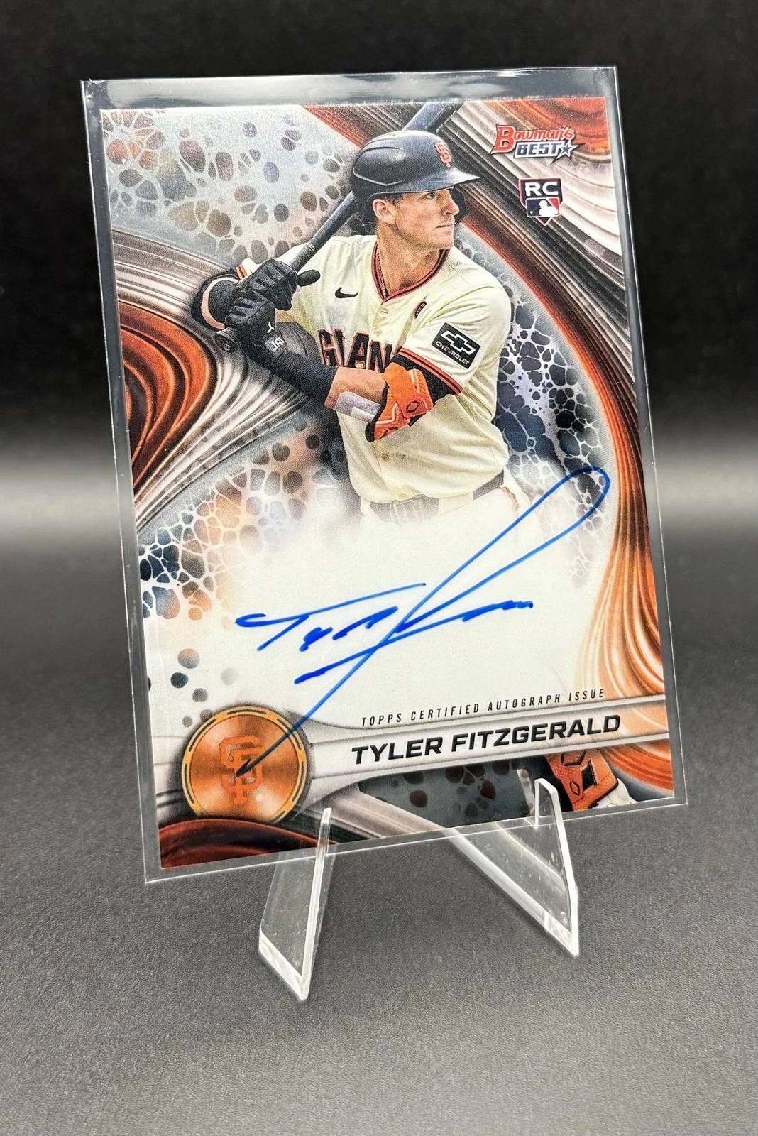 Tyler Fitzgerald trading card