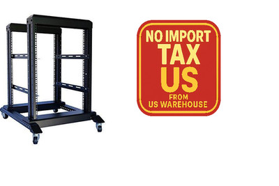 Raising Electronic NEW 15U 4 Post Open Frame Racks 19'' Server/Audio Steel Rack