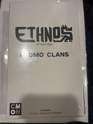 CMON Ethnos 2nd Edition Promo Clans Sealed Board Game Free Shipping New