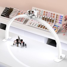 Premium Large Half Moon LED Light for Nail Tech, Foldable Arch Light for Nail...