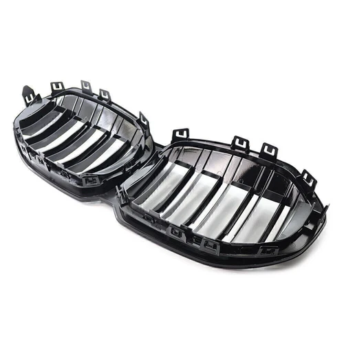 Barra de parachoques parrilla de riñón negra brillante para BMW Serie 1 F40 2019-21 estilo M4 - Imagen 9 de 10