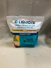 Liquid IV Lemon Lime & White Peach Hydration Multiplier Electrolytes Drink 30 ct