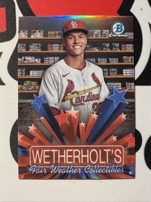2025 Bowman Chrome Prospect Hobby Stars JJ WETHERHOLT Cardinals #HS-1