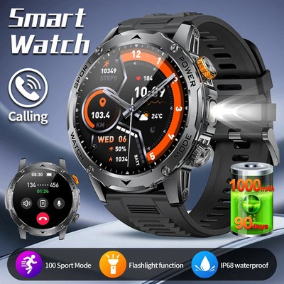 LIGE BT Multi-functional Waterproof High-Definition Smart Calling Fitness Watch