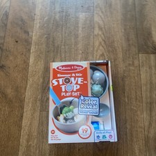 Melissa and Doug Simmer and Stir Stove Top Play Set with Accessories