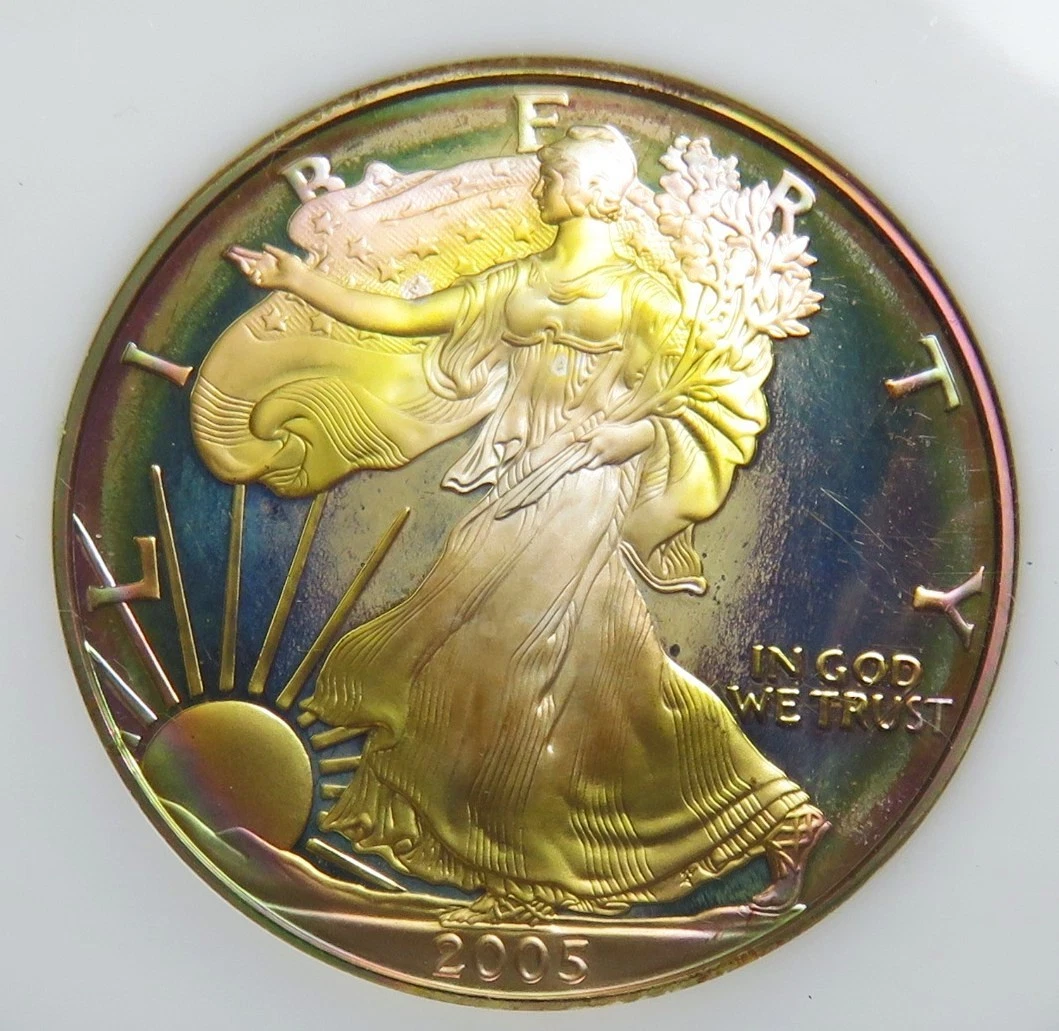 American Eagle 1 oz Precious Metal Content per Unit 2005 Silver