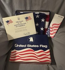 United States Flag Flown Over Capitol Washington DC with Certification 3 x 5 