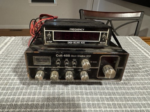 Colt 485 Black Shadow 40 Channel AM/SSB Mobile CB Radio Parts Or Repair